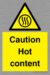 Caution Hot content